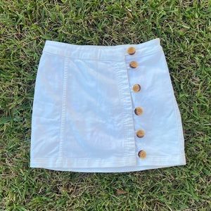 Free People White Skirt Size 6